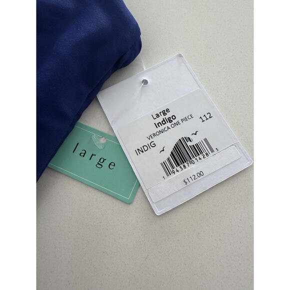 Sunsets Veronica One Piece Bathing Suit for Women Color Indigo blue Size Large - Picture 10 of 15